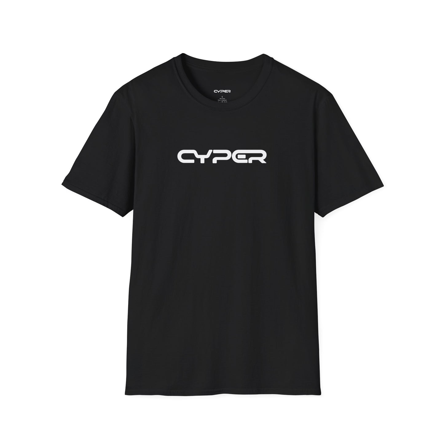 Cyper Logo T-Shirt — Minimal Futuristic Graphic Tee